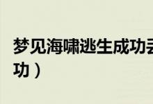 梦见海啸逃生成功丢了手机（梦见海啸逃生成功）