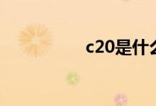 c20是什么意思（c20）