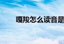 嘎羧怎么读音是什么（嘎羧怎么读）