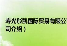 寿光彤凯国际贸易有限公司（关于寿光彤凯国际贸易有限公司介绍）