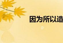 因为所以造句（所以造句）
