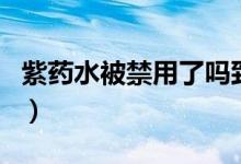 紫药水被禁用了吗致癌吗(紫药水被禁用了吗)