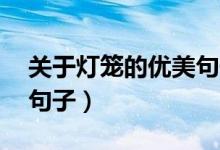 关于灯笼的优美句子10字（关于灯笼的优美句子）