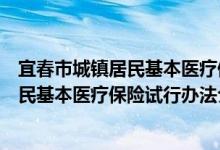 宜春市城镇居民基本医疗保险试行办法（关于宜春市城镇居民基本医疗保险试行办法介绍）