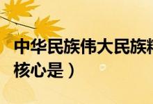 中华民族伟大民族精神的核心是(民族精神的核心是)