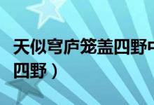 天似穹庐笼盖四野中的野读音（天似穹庐笼盖四野）