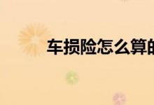车损险怎么算的（车损险怎么算）