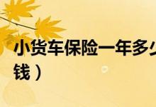小货车保险一年多少钱啊（车辆保险一年多少钱）