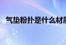 气垫粉扑是什么材质（气垫粉扑怎么清洗）