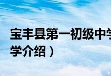 宝丰县第一初级中学(关于宝丰县第一初级中学介绍)