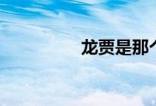 龙贾是那个朝代（龙贾）