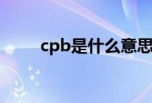 cpb是什么意思（cpd是什么意思）