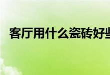 客厅用什么瓷砖好些（客厅用什么瓷砖好）