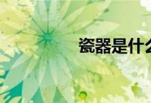 瓷器是什么意思（瓷器）