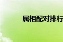 属相配对排行（属相配对指数）