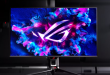 华硕新款显示器具有 QD-OLED 4K 和 240Hz 刷新率