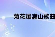 菊花爆满山歌曲原唱(菊花爆满山)