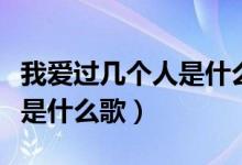 我爱过几个人是什么歌的歌词（我爱过几个人是什么歌）
