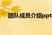 团队成员介绍ppt一页（团队成员介绍）