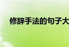 修辞手法的句子大全（修辞手法的句子）