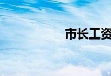 市长工资多少钱2018