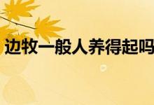 边牧一般人养得起吗（边牧一生认几个主人）