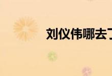 刘仪伟哪去了（刘仪伟发飙）