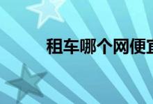 租车哪个网便宜（租车网哪个好）