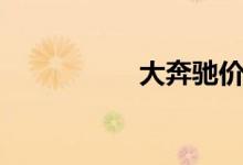大奔驰价格（大奔驰）