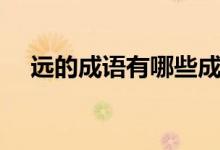 远的成语有哪些成语（远的成语有哪些）