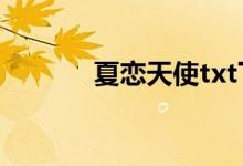 夏恋天使txt下载（夏恋天使）