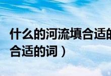 什么的河流填合适的词四个字（什么的河流填合适的词）