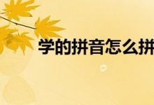 学的拼音怎么拼写读音（学的拼音）