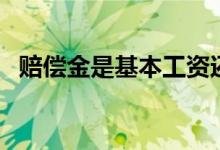 赔偿金是基本工资还是全额工资（赔偿金）