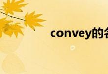 convey的名词（convey）