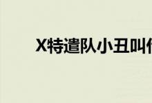 X特遣队小丑叫什么（x特遣队小丑）