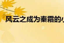 风云之成为秦霜的小说（风云之成为秦霜）