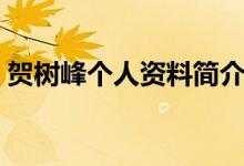 贺树峰个人资料简介图片（贺树峰个人资料）