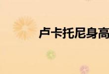 卢卡托尼身高体重（卢卡托尼）