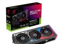 只需 899 美元即可购买华硕 ROG Strix RTX 4070 Ti GPU