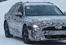 奥迪 A7 Avant 2026 被发现在路上穿着迷彩服