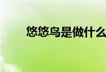 悠悠鸟是做什么的（悠悠鸟邀请码）