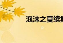 泡沫之夏续集（泡沫之夏吧）