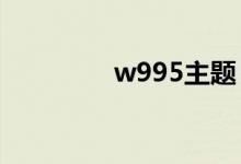 w995主题（w595c主题）