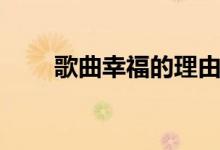 歌曲幸福的理由（我要的幸福歌词）