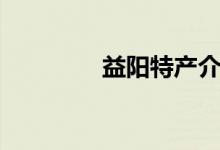益阳特产介绍（益阳特产）