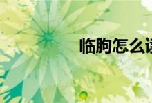 临朐怎么读（朐怎么读）