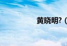 黄晓明?（黄晓明官网）