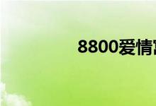 8800爱情寓意（8800a）