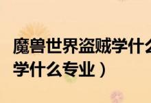 魔兽世界盗贼学什么专业赚钱（魔兽世界盗贼学什么专业）